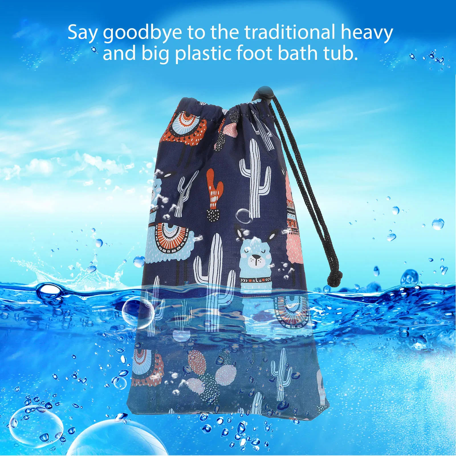 

Portable Folding Foldable Water Tub For Travel Outdoor Camping Foot Soak Basin Tub Collapsible Bathtub Nylon Cloth Durable