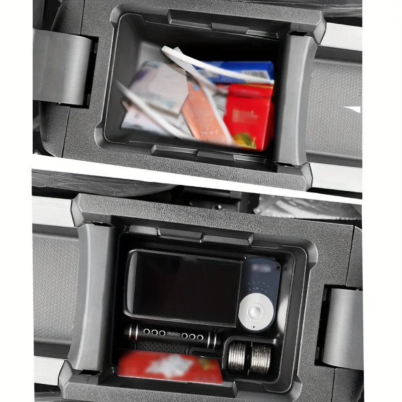 قسط ABS مخصص وحدة التحكم المركزية صينية ل MG MG3 2023-2025 دائم المضادة للانزلاق مسند الذراع صندوق تخزين اكسسوارات السيارات التصميم