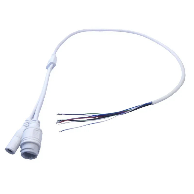 ANPWOO LAN cable for CCTV IP camera board module extra wires for POE Mid-Span type 4/5(+) 7/8(-) power supply