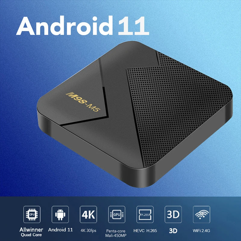 hti box: تقييم شامل لجهاز M98 M5 Android 11 بمواصفات 4K وWiFi 4G – هل يستحق الشراء؟