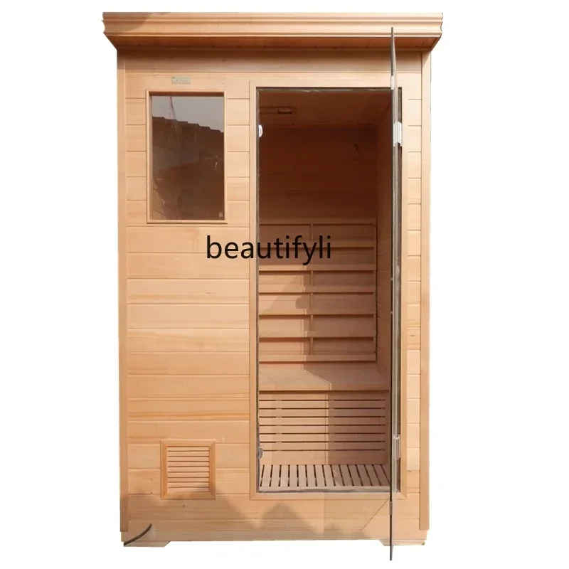 

ls 51 Single double multi-person wet steam room Household sweat steam room Fumigation steam room Sauna Hearth stone