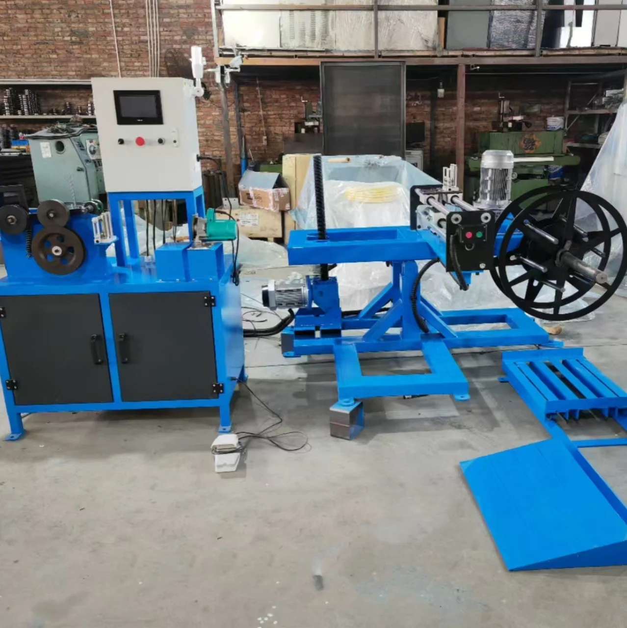 Electric Steel Wire Rope Cutting Winding Machine for Elevator Wire Rope and Lifting Project