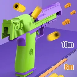 1911 Continuous Tumble Barrel Empty Mounted Revolver, Turnip Gun Decompression Toy Launcher Toy Gun, Desert Eagle 2011 Pistol