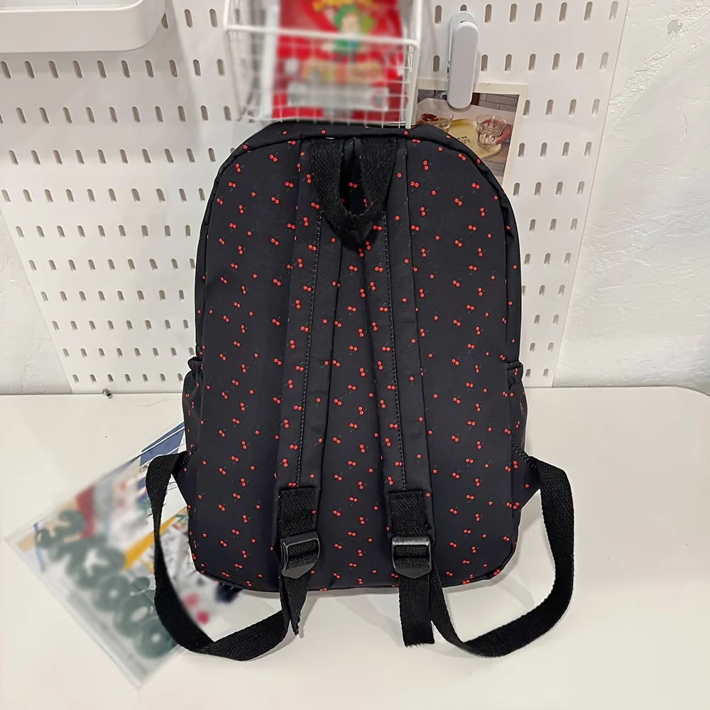 حقيبة ظهر نسائية خفيفة الوزن ذات سعة كبيرة، حقيبة ظهر صغيرة على شكل زهور على الطراز الفني، حقيبة ظهر كاجوال متعددة الاستخدامات