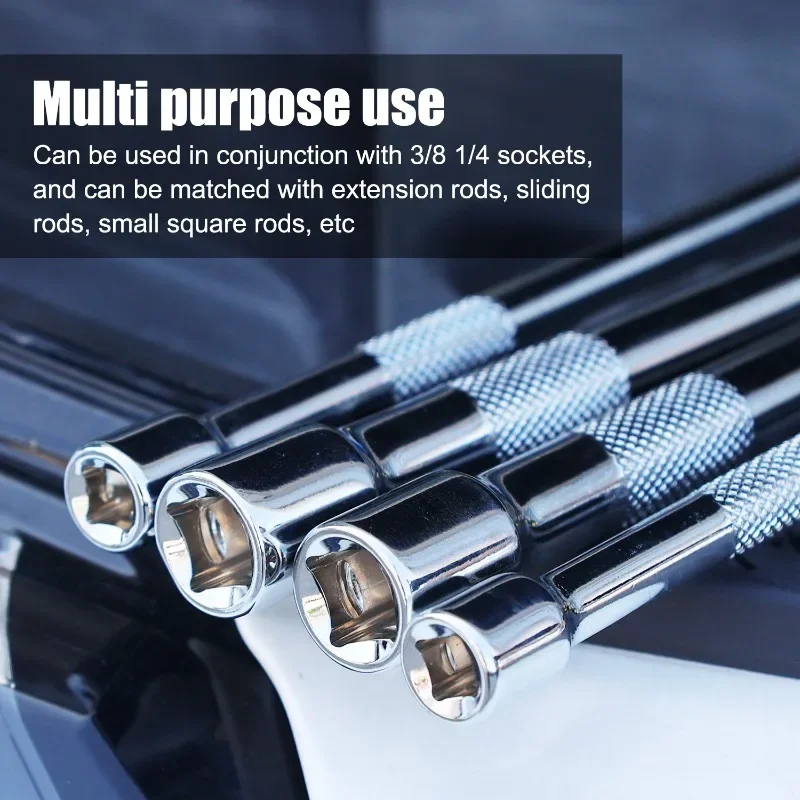 Extensor de catraca de manga estendida, haste longa, fixação de ligação de manga de direção, peças de reparo automotivo, 250mm, ferramentas manuais, 1 peça