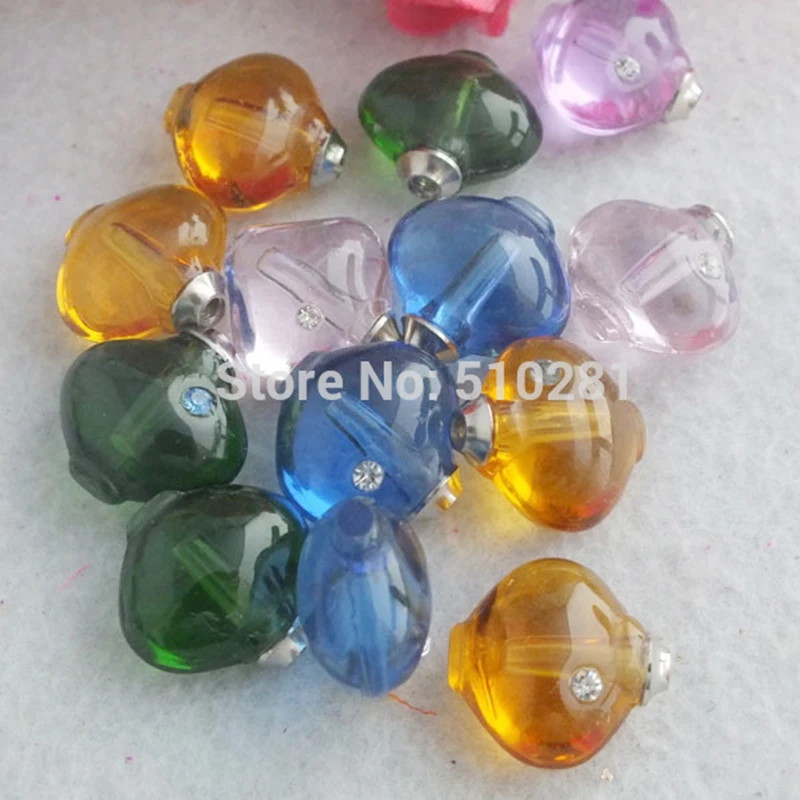 100 Pieces Perfume pendant Charms ,vial pendant charms