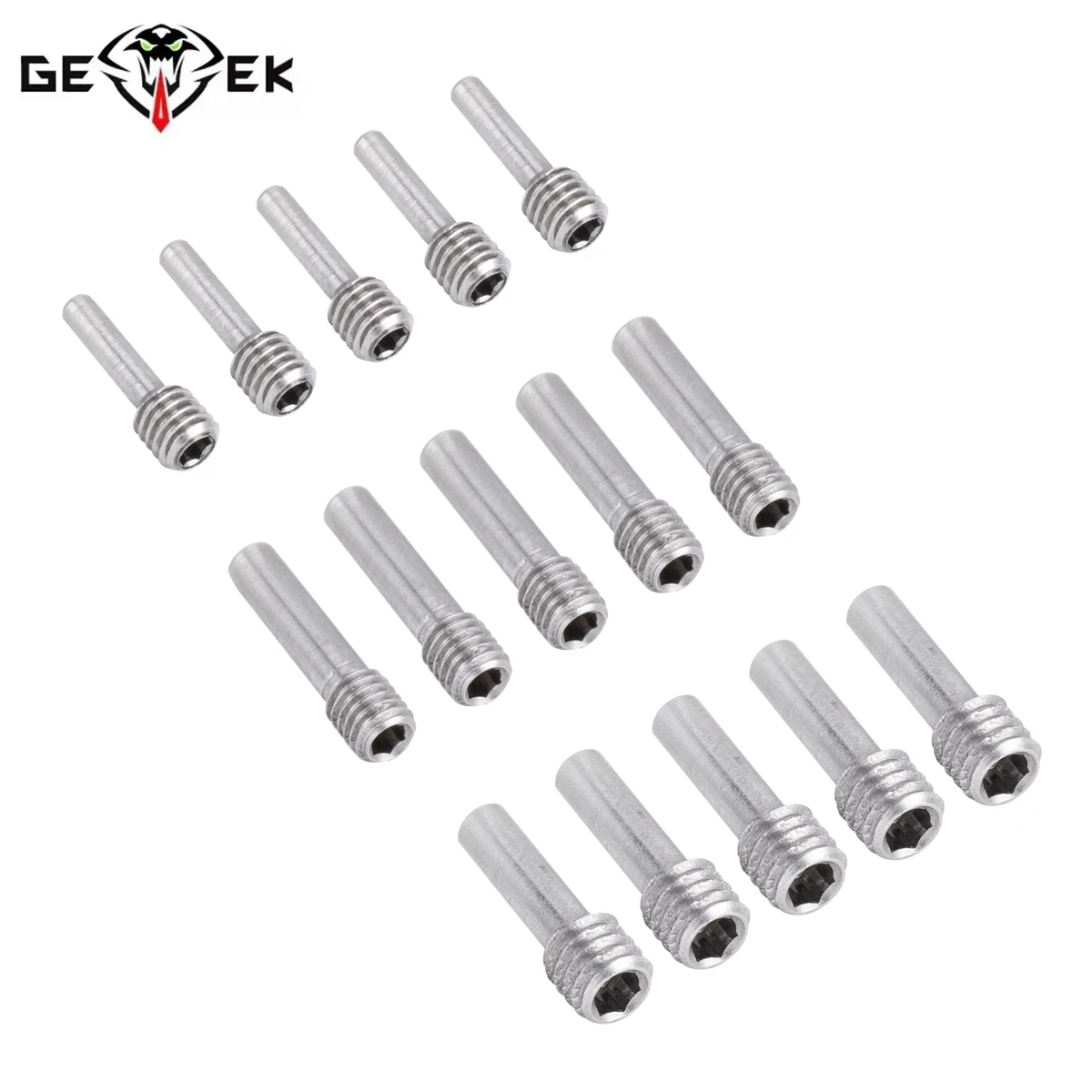 10 Stücke M2 M3 M4 Vorne/Hinten Stoßstange Antriebswellen Pin Schrauben Mittelachse Bolzen Stellschraube für 1/10 RC Crawler Auto Axial SCX10 Modelle