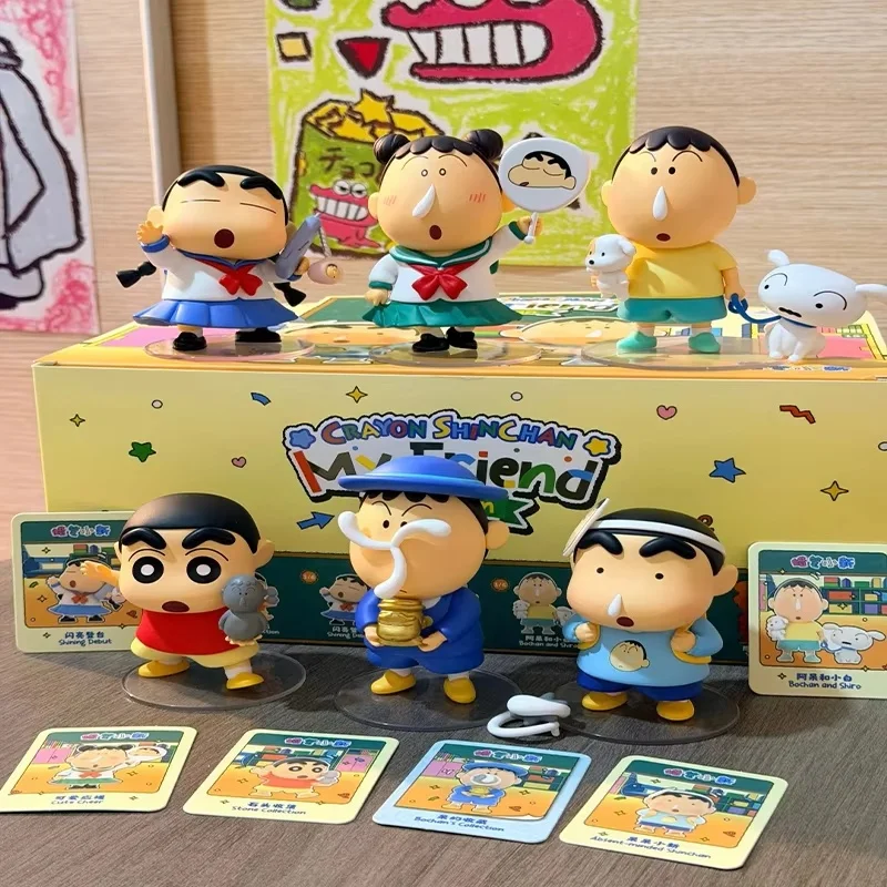 

TOPTOY Crayon Shin Chan My Friend Bochan Series Blind Box Figure Cute Collectible Model Desktop Ornament Gift For Anime Fans