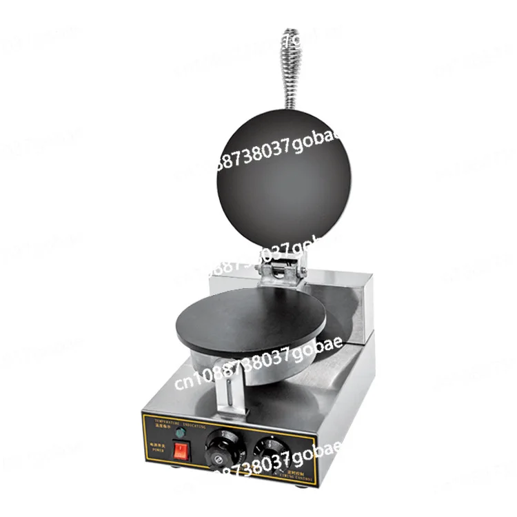 

Машина для производства яичных рулетов, круглая электрическая нагревательная плоскость с одной головкой, коммерческая хрустящая машина