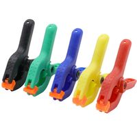 1Pc/10Pcs Woodworking Tools Spring Clamp Plastic DIY Hand Vise Nylon Toggle 2 inch Joinery Clips Woodwork Immobilization Collet
