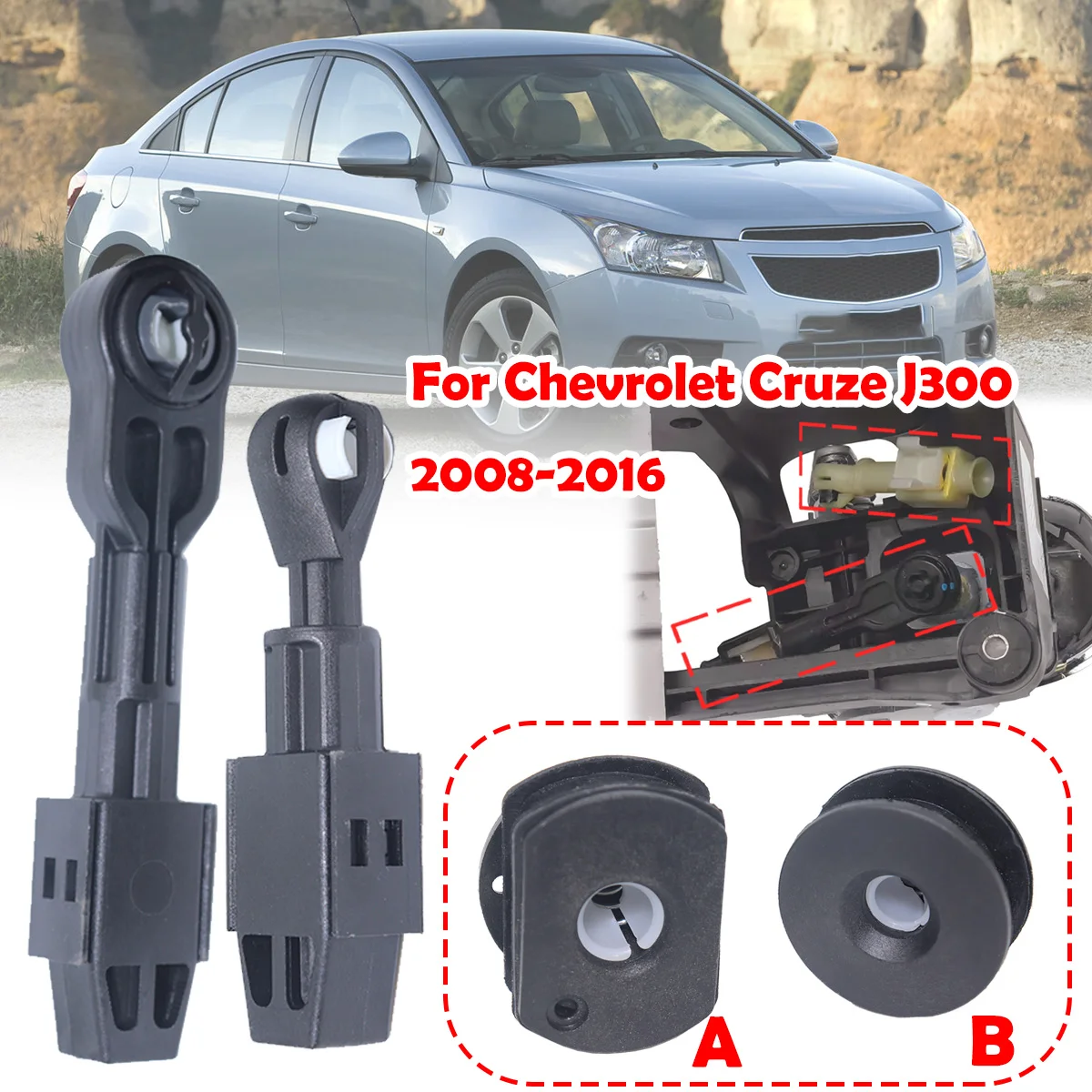 

Gear Shift Cable Linkage End Rod Bushing Gearbox Shifter lever Selector Collet Fix For Chevrolet Cruze J300 2008-2016 688309947