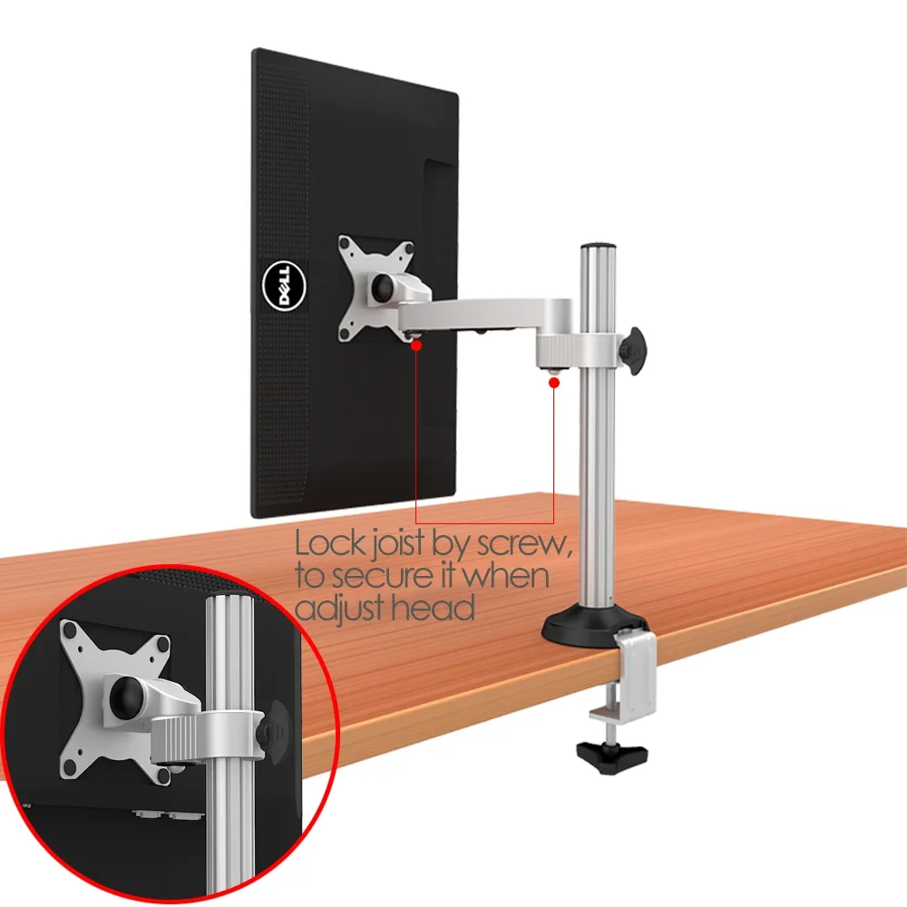 LCD pole mounting bracket, monitor mounting bracket