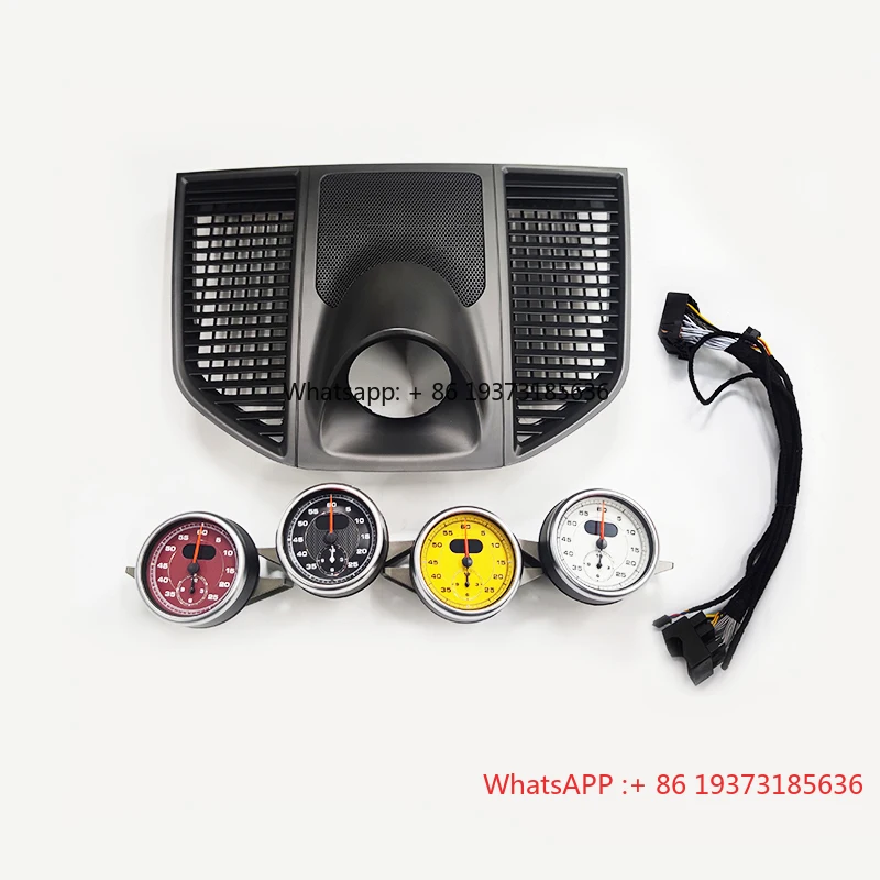 Applicable to Car Stopwatch Meter Clock for Porsche Macan 2014-2023 Interior Dashboard Time Electronic Timer Dial