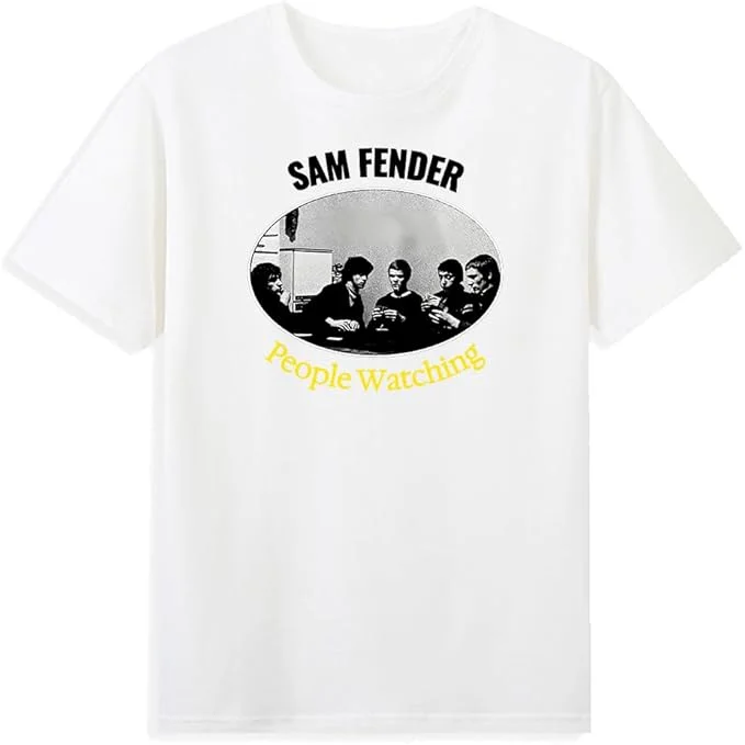 Sam Fender People Watching T-Shirt Crewneck Short Sleeve Cotton Tee Women Men Streetwear Fashion Clothes view 2