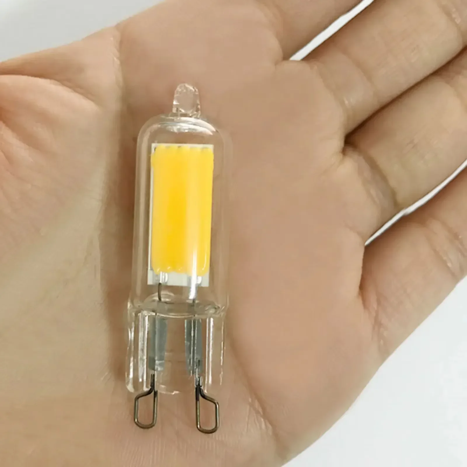 Pop G9 Mini LED COB Bulb 3W 5W Glass Crystal Lights For Home Pendant Light Fixture Chandelier Replace 25W 45W Halogen Lamp 110V