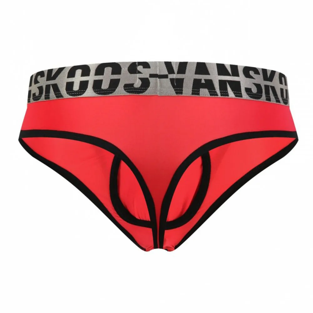 

Breathable Low Waist Thong Breathable Underpants Men G-Strings Brand New Condition Classic Theme Color Matching Pattern