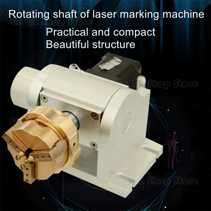 50 chuck Rotating axis  optical fiber marking machine fixture tooling table laser engraving machine accessory