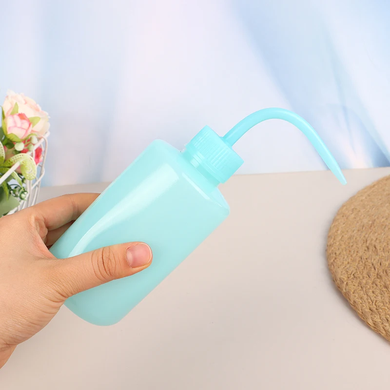 Bouteille de lavage pour extension de cils, bouteille d'eau, bouteille d'arrosage succulente, bouteille de cheville de sécurité, bouteille à presser en plastique, 250ml