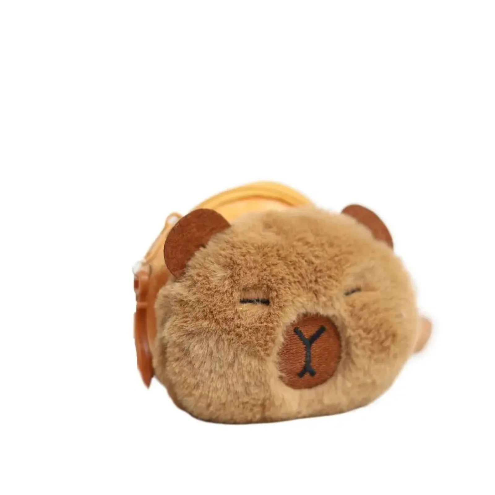 الكرتون كابيبارا عملة المحفظة عالية الجودة هدية صغيرة المفاتيح سحر أفخم سماعة حقيبة سحر