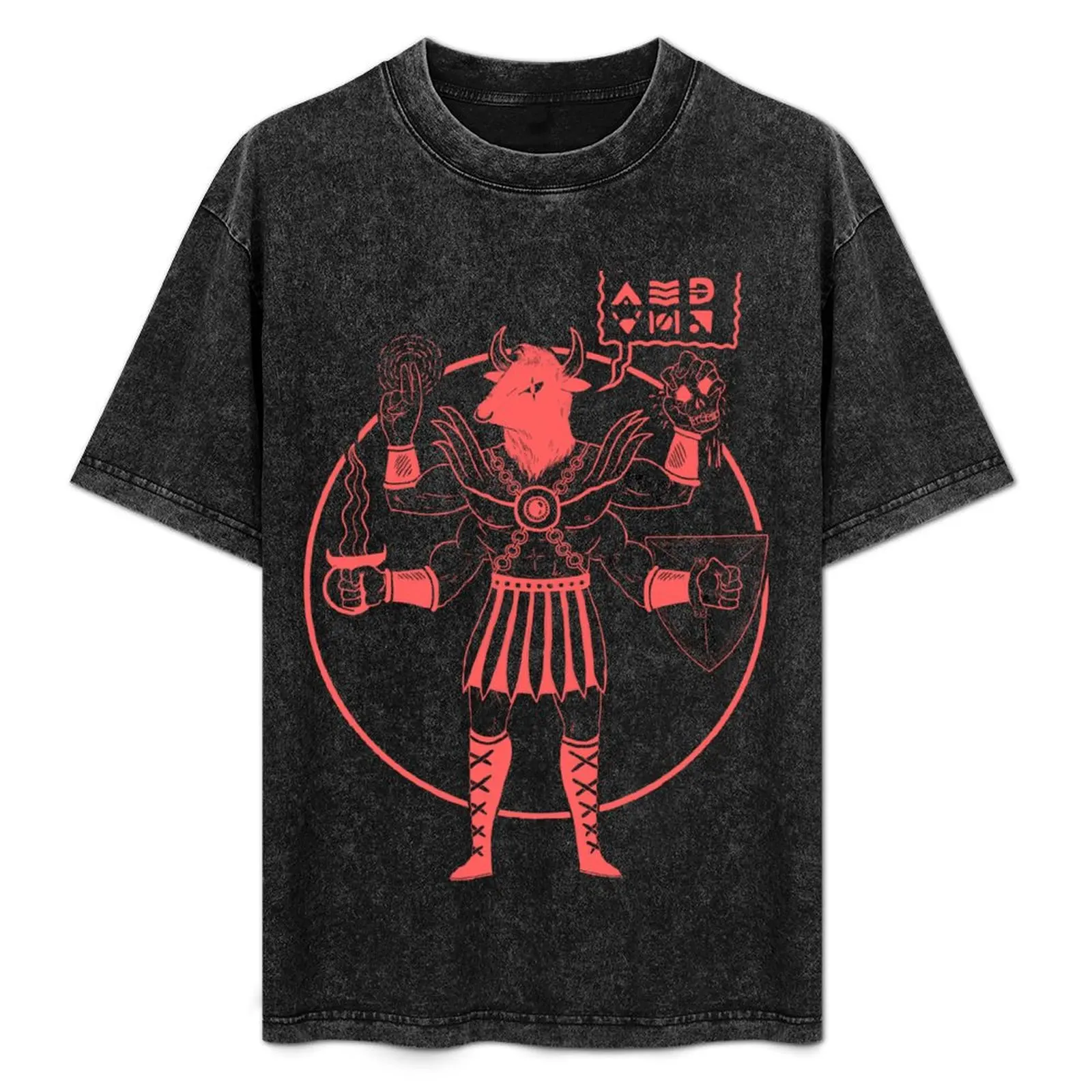 

Minotaur Of Mars ( Tuff Guy No.4 ) T-Shirt Fashion Letter Print T-Shirt