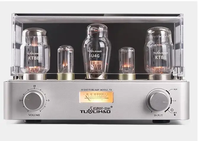 

TuoLiHao 20W*2 T3 KT88 Biliary fever HIFI Class A single ended electronic tube power amplifier, KT88*2, 6N8P*2, 5U4G *1