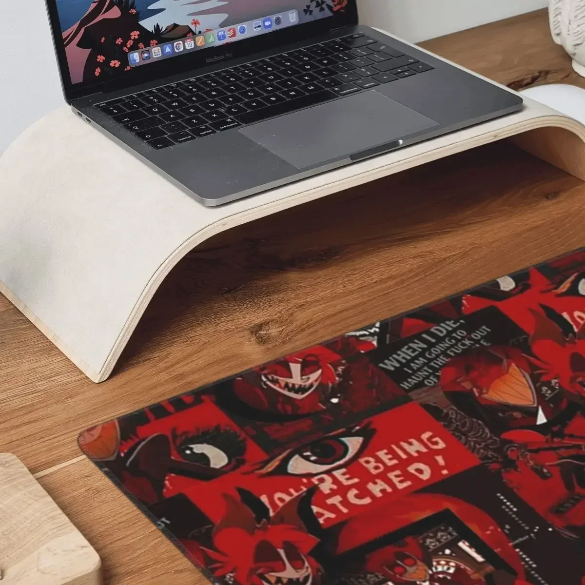 Alastor Error Tappetino per mouse grande Tastiera per computer Tappetino per mouse PC da gioco Tappetino per scrivania portatile Accessori per ufficio Tappetini da tavolo