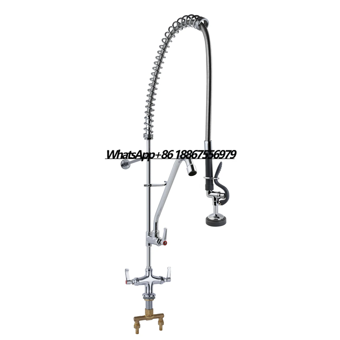 

Высококачественный коммерческий смеситель для предварительного ополаскивания на палубе с дополнительным краном