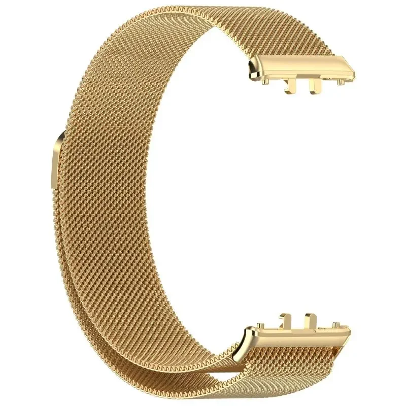 Correa de acero inoxidable para reloj inteligente Samsung Galaxy Fit 3, pulsera magnética Milanese Loop, funda de muñeca Fit3