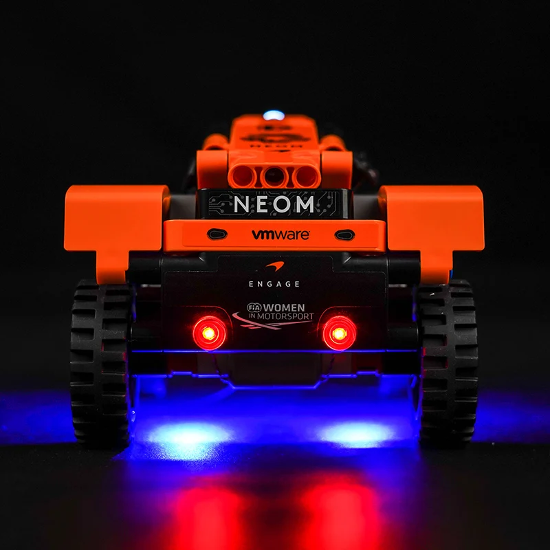 Brick Bling LED Lamp Model 42166 is suitable for McLaren Extreme E Race Car gifts (including lighting accessories only)