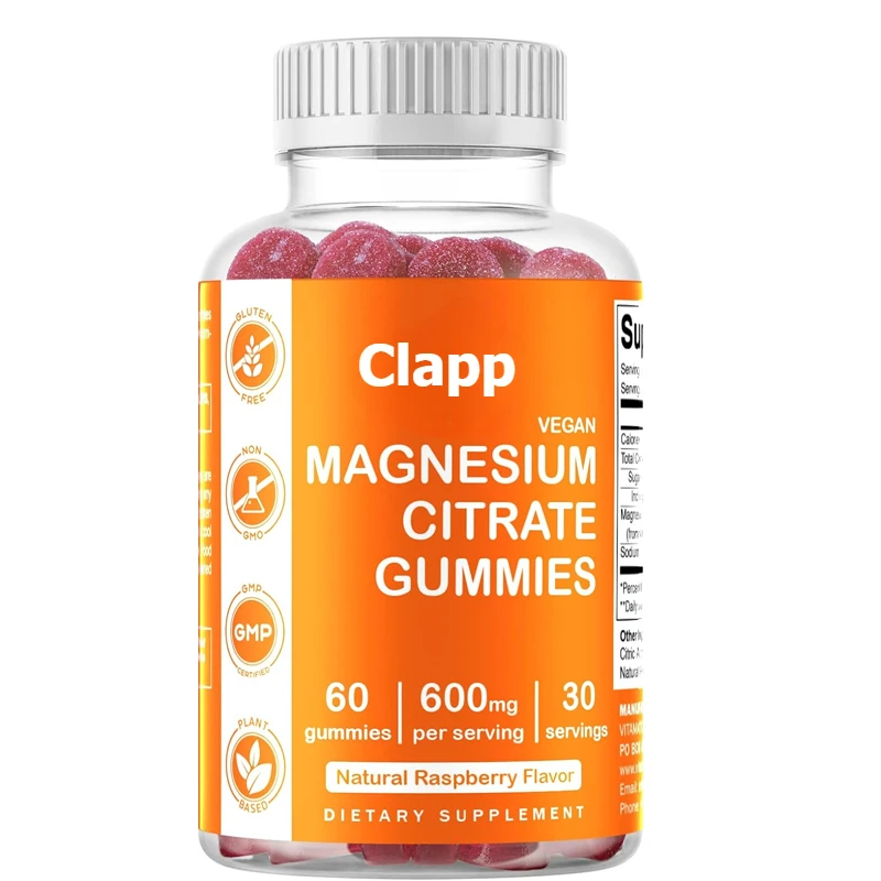 علكة فيتامين المغنيسيوم والحمضيات - 60 علكة نباتية - تعزز الاسترخاء الصحي والعضلات والعظام ودعم الطاقة #3