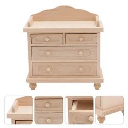 House Cabinet Models Mini Simulation Furniture Accessory Miniature Accessories Wooden