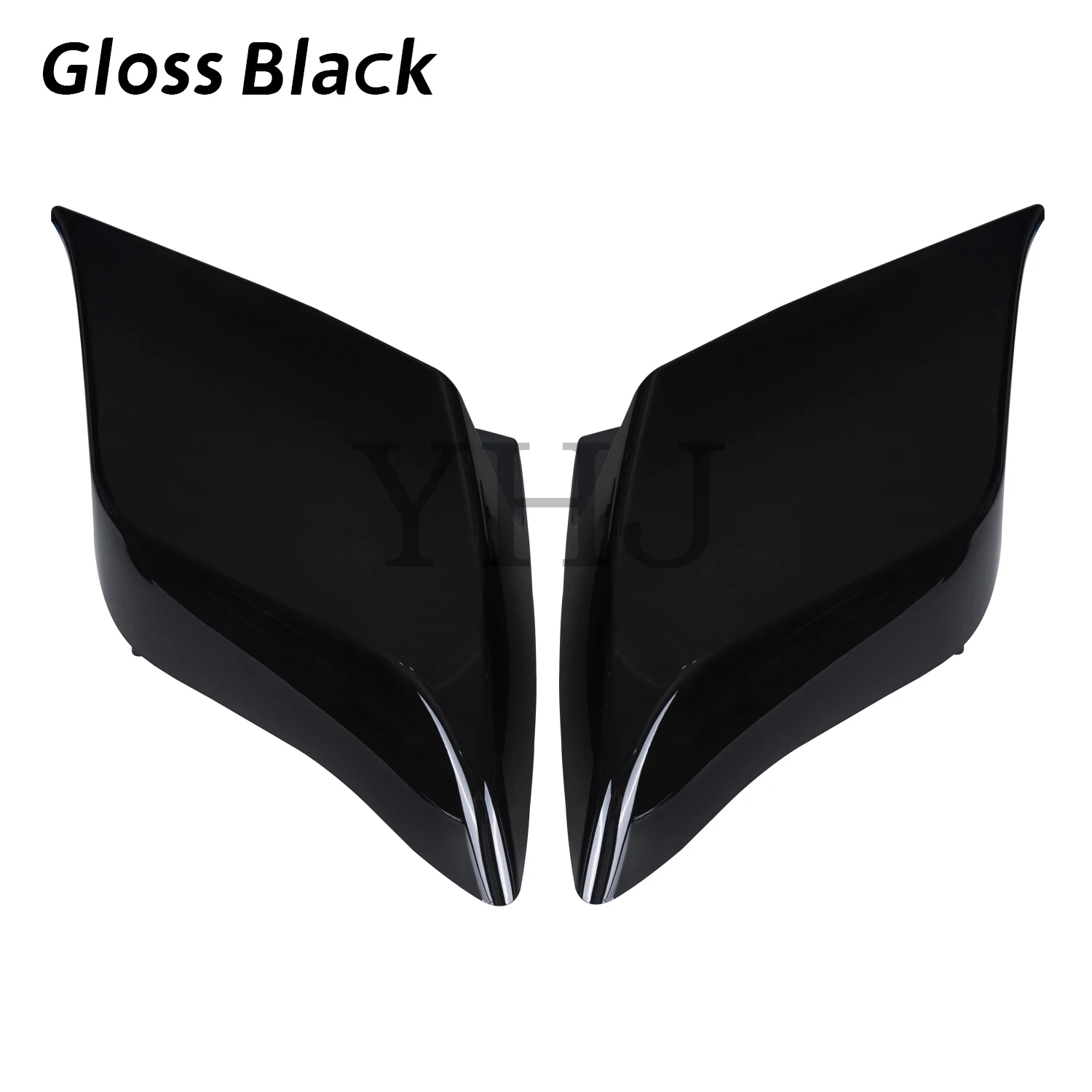 

Stretched Extended Side Cover Panel For Harley Motorcycle Touring Electra Glide Road Glide 2009-2013 Unpainted Black/Gloss Black