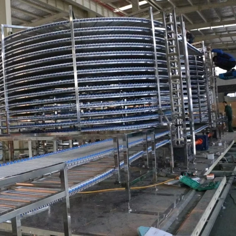 Spiral Freezer Factory Custom Quick Freezer for Frozen Food Seafood Processing Production Line Customized