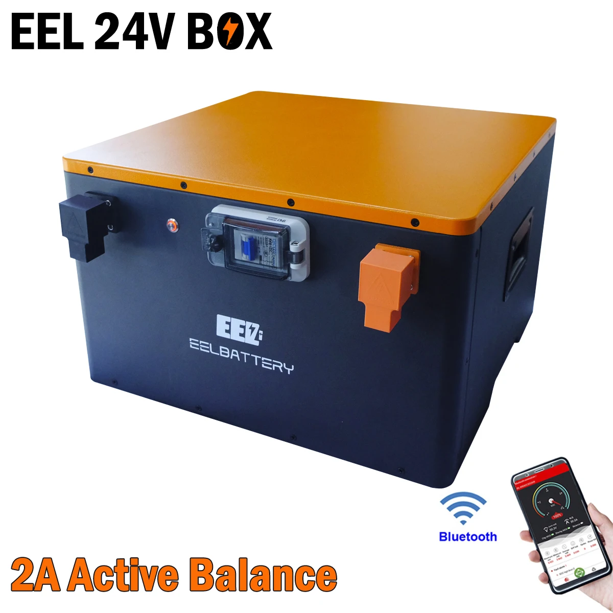 EEL 24V Battery Box DIY Power Bank LiFePO4 230Ah 280Ah 310Ah Battery Pack System With 200A BMS 2A Active Balan Easy Installation