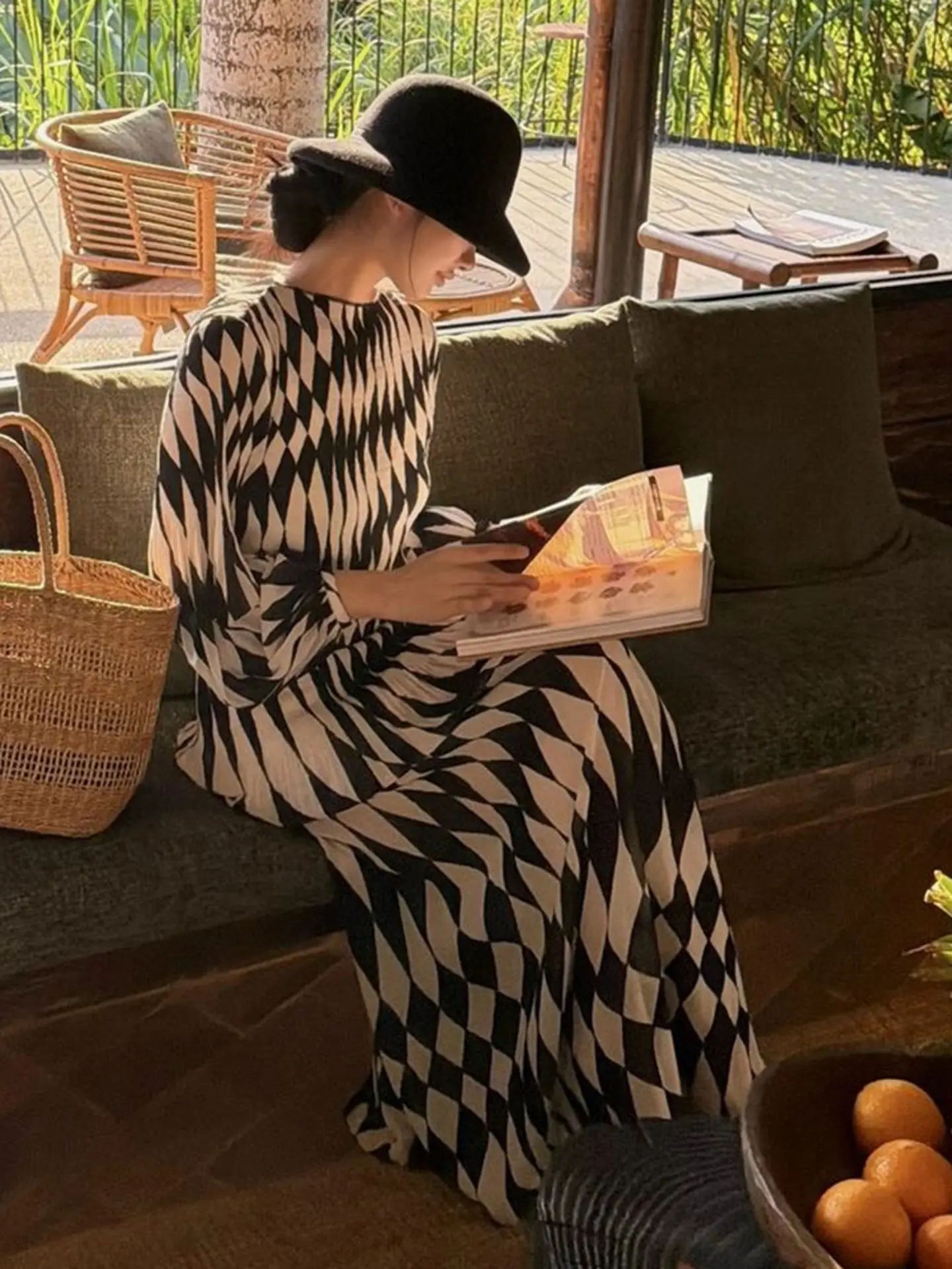 

Элегантное длинное женское платье класса люкс с цветовыми блоками, весна 2026, женское, с завышенной талией, из полиэфирного волокна, повседневное, А-силуэт