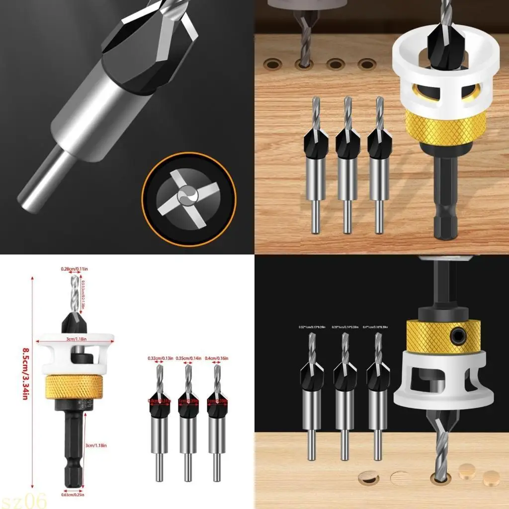 

Q2Q4 Home Countersink Bint Bit Easy Pint Установка с регулируемой глубиной управлением