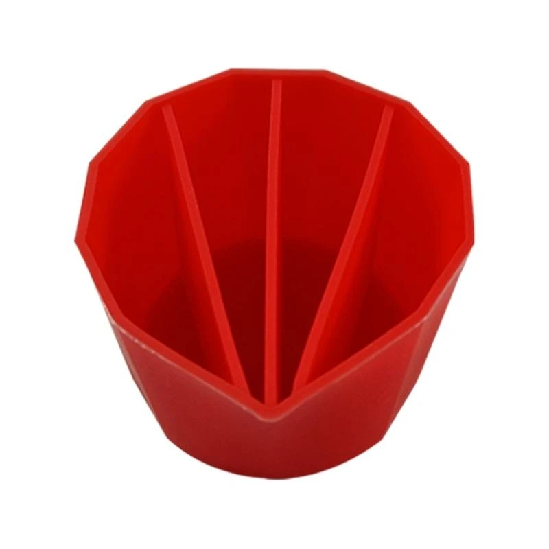 N5KA Paint Injection Split Cup Reusable Paint Pouring Cup with Dividers Acrylic Pouring Split Cups Paint Pour Cup Lightweight