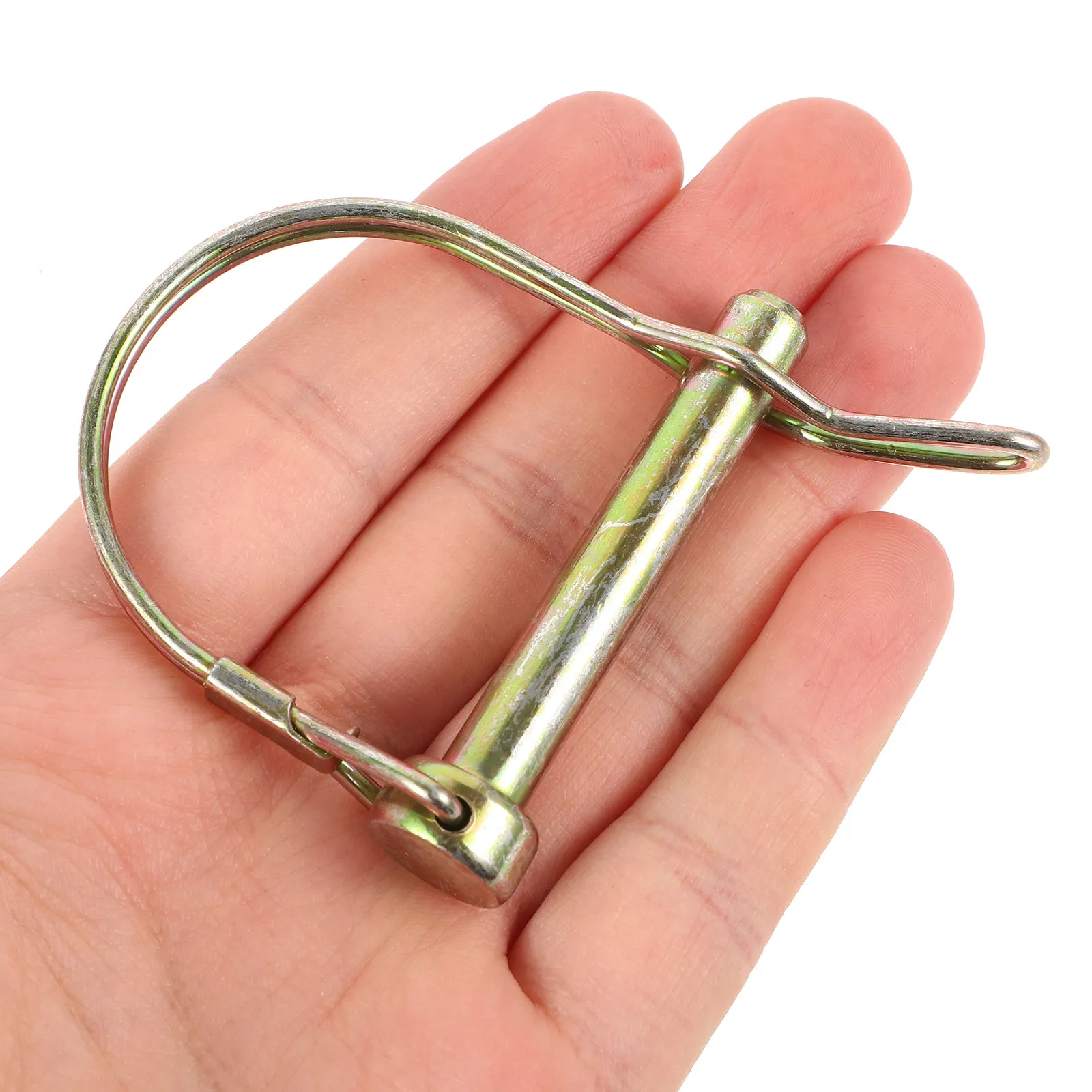 

Комплект из 4 D-образных пружинных стопорных шпилек для прицепов, усиленные фиксаторы для буксировки, шпильки для прицепов, шпильки для буксировочных крюков