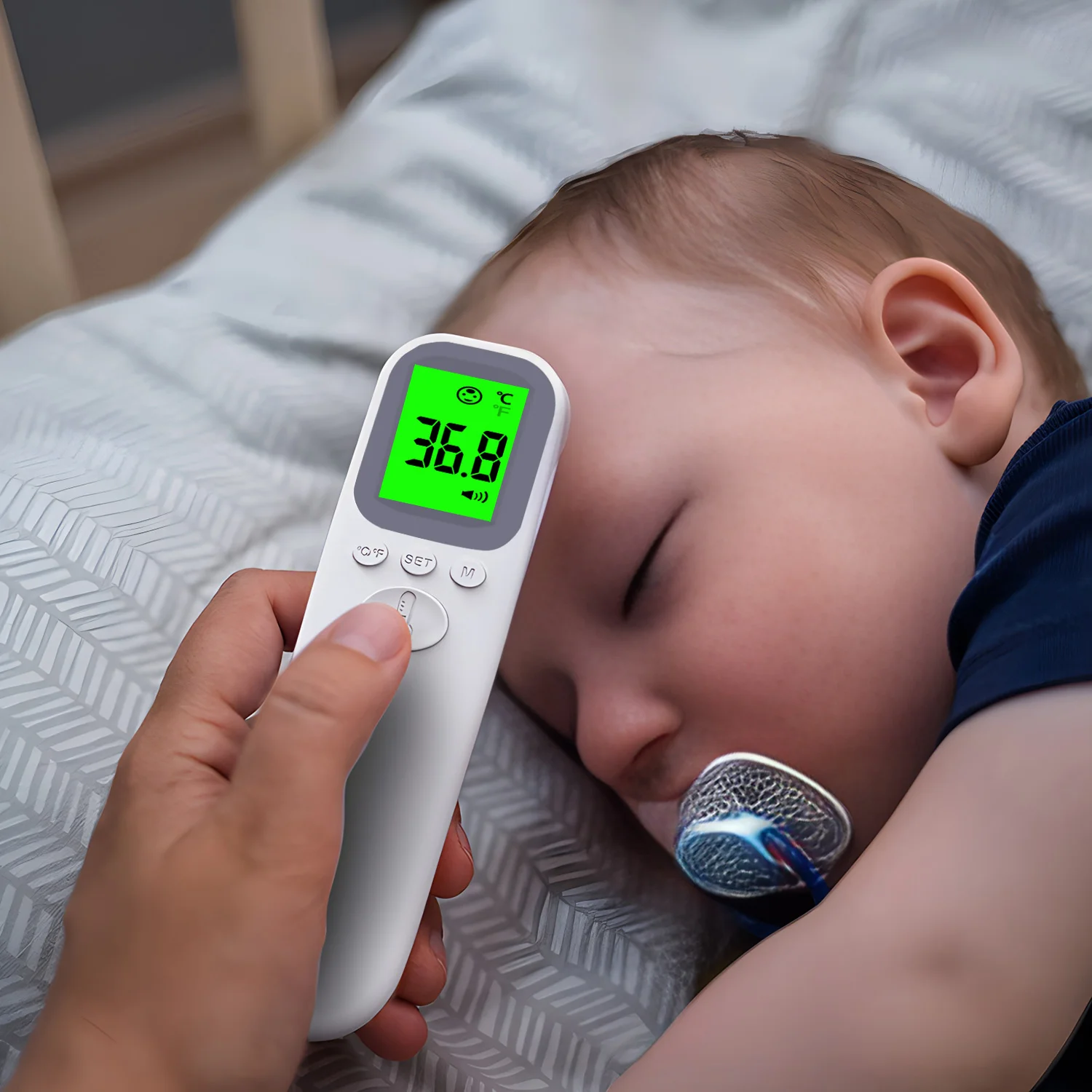 Medical Infrared Forehead Thermometer Non-contact Infrared Thermometer LCD Display Memory Function For Baby and Adults