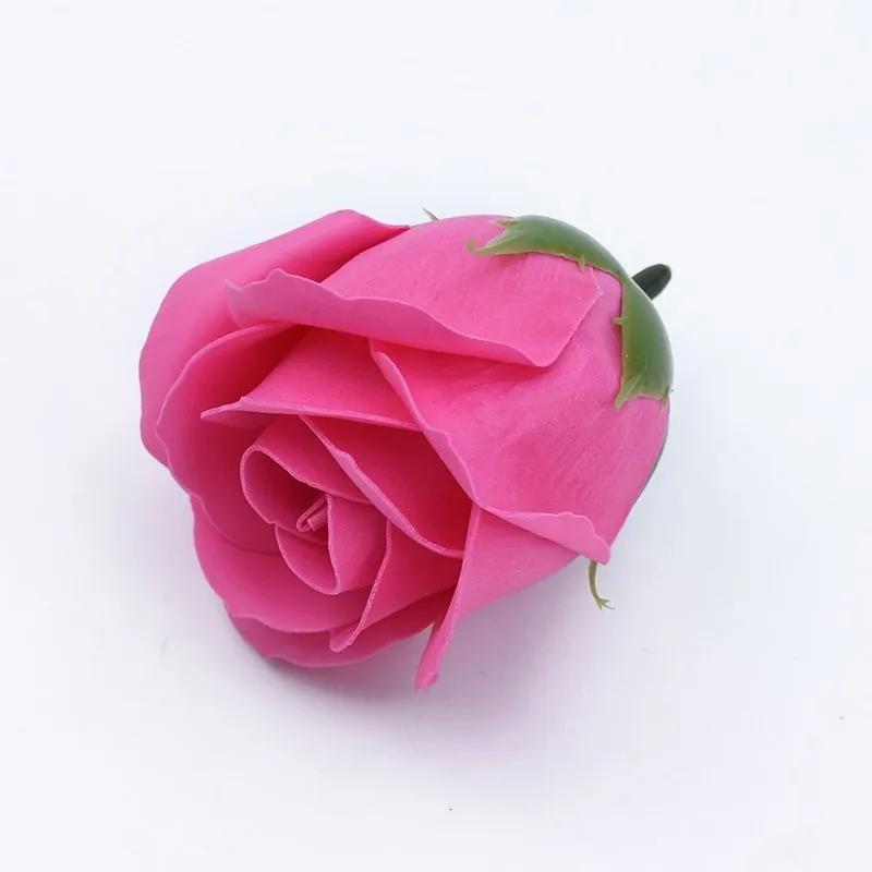 5/10 stücke Künstliche Seife Blume Bade Blätter Hochzeit Dekorative Braut Zubehör Freiheit Wohnkultur Teddybär von Rosen – Detail 11