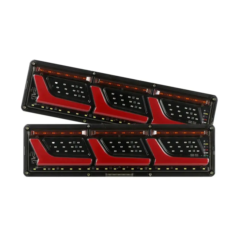

AEF3-24V Taillights Truck Lights Flashing Turn Signal Lamp Trailer LED Fog Position Tail Rear Brake Reverse Indicator