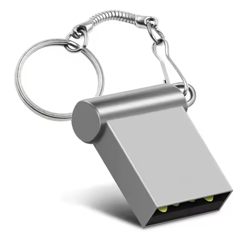 محرك فلاش USB معدني صغير جدًا جديد، محرك أقراص 128 جيجا بايت، عصا ذاكرة عالية السرعة USB2.0