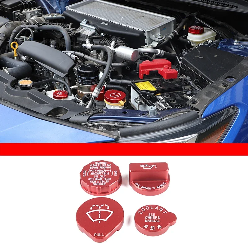

Для Subaru WRX 2021 2022 2023 алюминиевый сплав масляная крышка автомобильного двигателя декоративные аксессуары