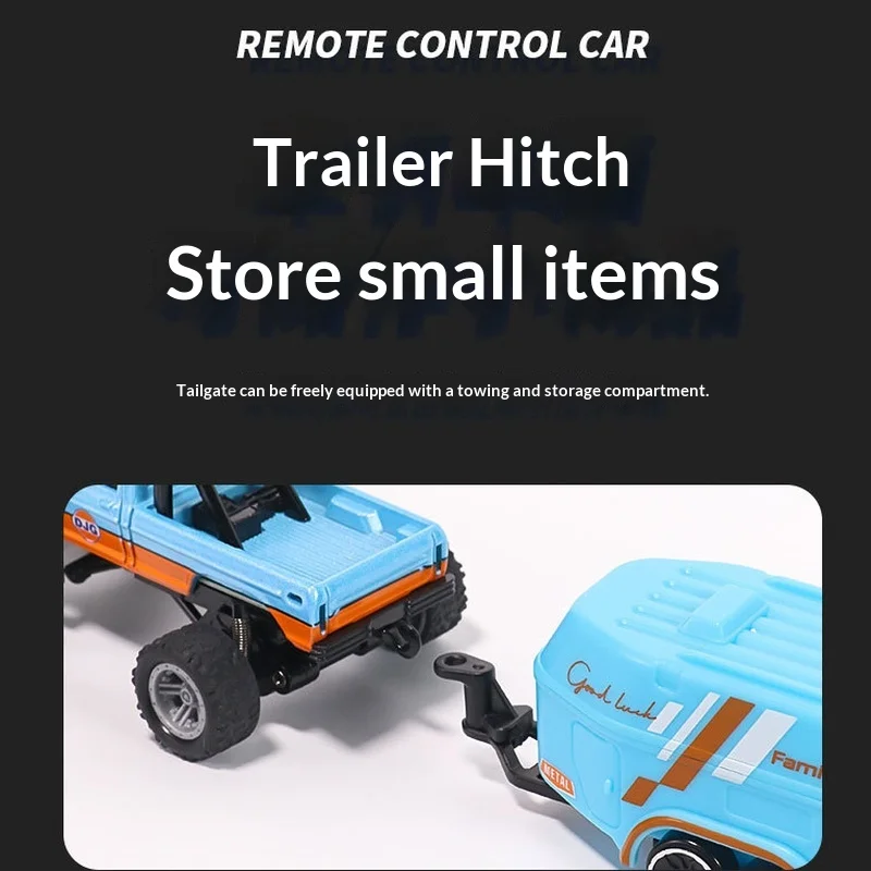 Nowy Produkt 1: Mini Samochód Terenowy na Zdalne Sterowanie 64, Amortyzator, Samochód na Zdalne Sterowanie 2.4g, Model ze Stopu z Efektem Świetlnym, Zabawka dla Chłopca