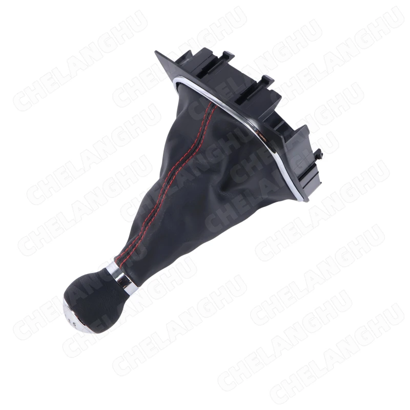 For VW Scirocco 2009 2010 2011 2012 2013 2014 Car-Stying 6 Speed Car Stick Gear Shift Knob With PU Leather Boot