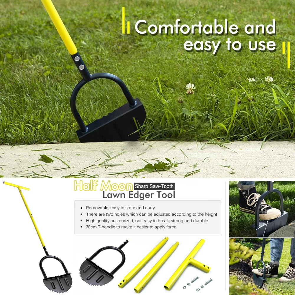 Cortadora de Césped en Forma d - Gardening Tools Long reseña y precio