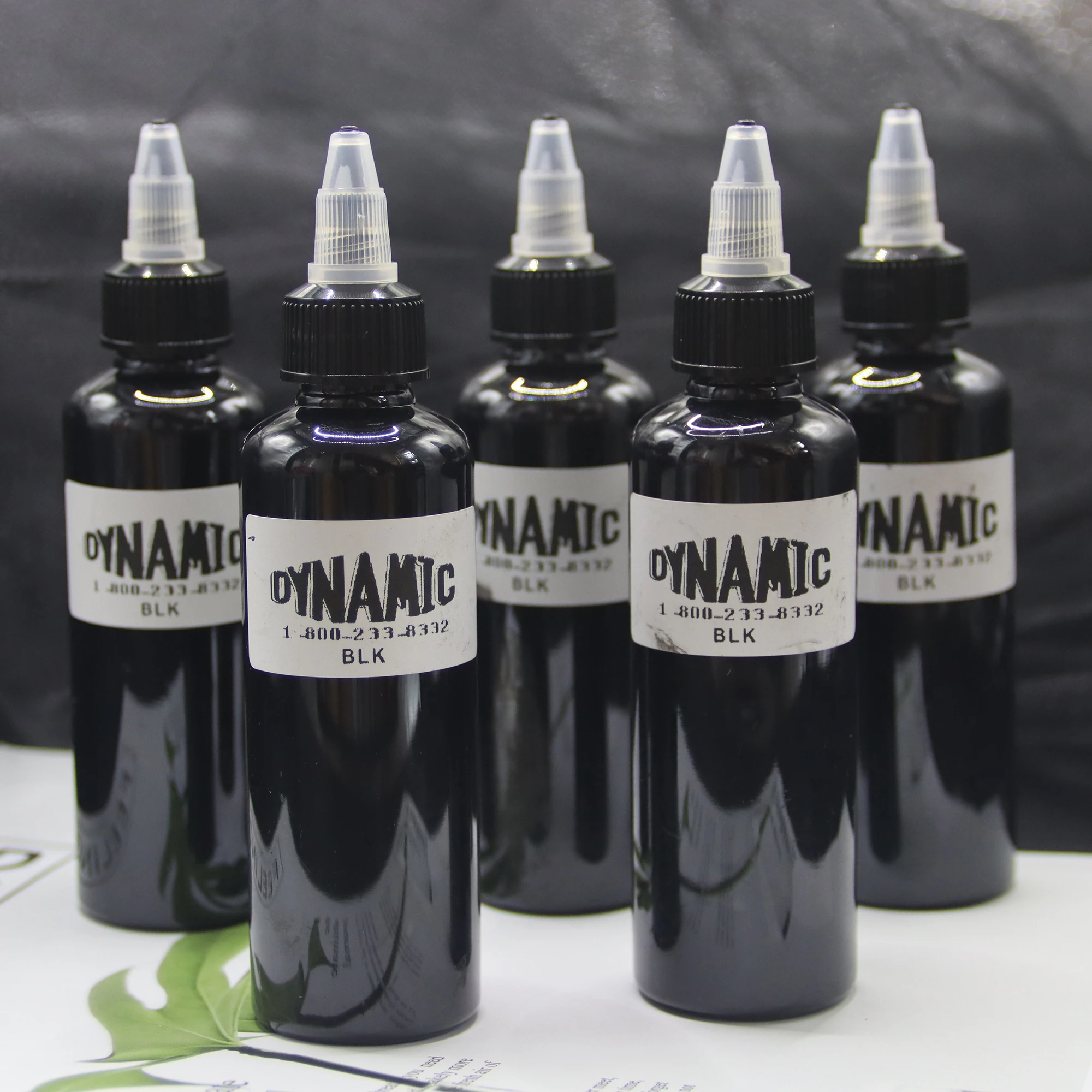 Tinta de tatuaje dinámica, 1 piezas, 30ml, 60ml, 90ml, 120ml, Color corporal, Material de tatuaje negro