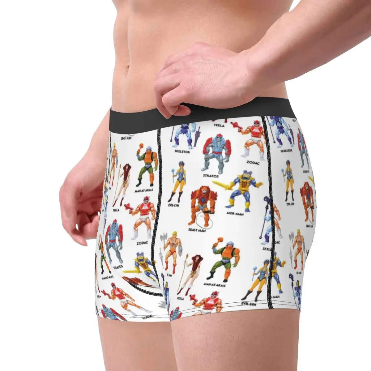 Custom Masters Of The Universe Heroes Boxer Shorts For Men 3D Print Male He Man Underwear Panties Briefs Soft Sexy Underpants