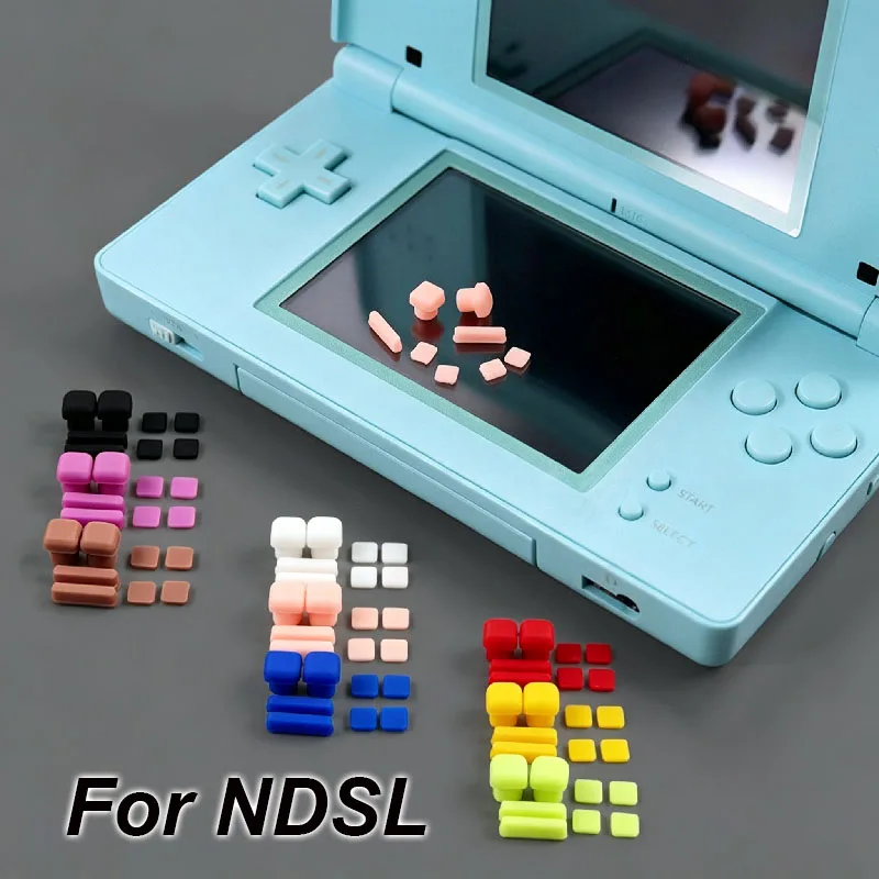 

1Set Replacement High Quality For DS Lite Console Screw Rubber Feet Cover For NDSL Upper LCD Screen Screws Cover Rubber