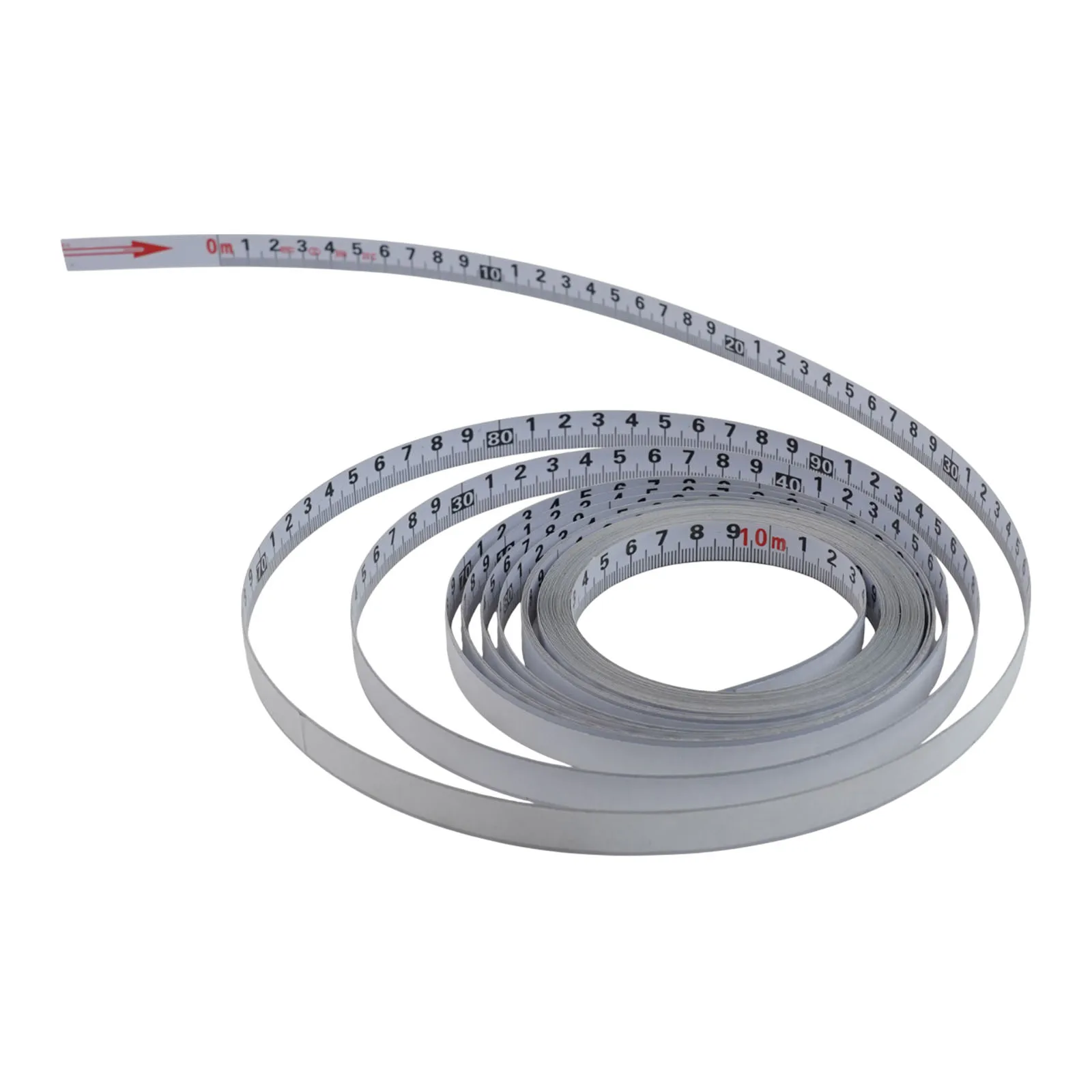 

Forward And Reverse Ruler 10 Meter Tape Measure For Machine For Workbench Carbon Steel Corrosion-resistant Nylon Coating